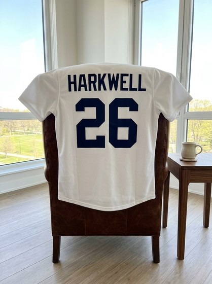 The jersey of Harkwell; number: 26.