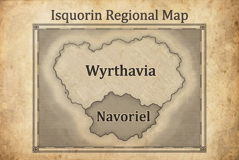 The Isquorin regional map; size: Wyrthavia > Navoriel.